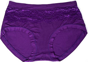 Quần Lót Cotton Pha Ren Mỏng Mát Cho Người Mập Béo Bầu