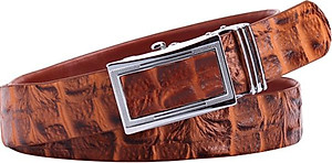 Thắt Lưng Nam Vân Cá Sấu Huy Hoàng HT4116 (120 x 3.5 cm) - Màu Da