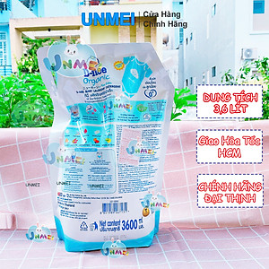 (Chính Hãng Đại Thịnh) Nước giặt D-nee, Nước Giặt Cho Bé Dnee Dạng Túi 3600ml - Loại Mới An Toàn, Tiết Kiệm