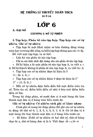 Sổ Tay Toán Cấp 2 Lớp 6-7-8-9 - KV