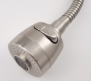 Vòi rửa chén lạnh Inox SUS 304, cần lò xo Eurolife EL-RC09 (Trắng vàng)