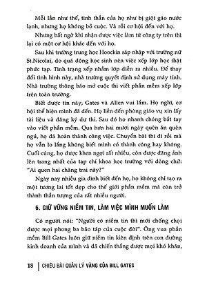 Sách Chiêu Bài Quản Lý Vàng Của Bill Gates