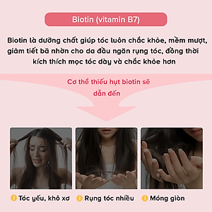 Viên Uống DHC Biotin Ngăn Rụng Tóc Sustained Release 30 Ngày