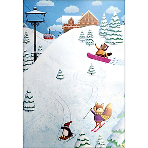 Sách Bóc Dán Dành Cho Bé Gái - Giáng Sinh Lung Linh