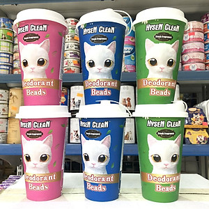 Hạt Khử Mùi Cát Vệ Sinh Cho Mèo Cao Cấp Hysen Clean Đủ Mùi 450g