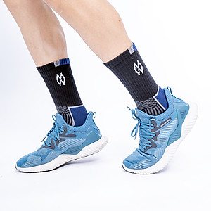 Hộp 5 đôi tất thể thao đá bóng, tennis, cầu lông, chạy bộ chống trơn trượt sợi cotton MRM Manlywear - CB5TTTCDMM