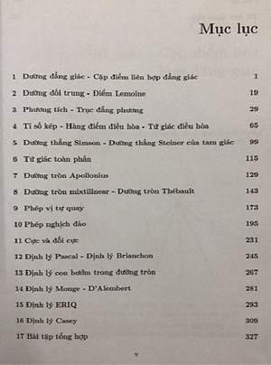 Một số chủ đề Hình học phẳng dành cho học sinh chuyên toán