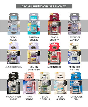 Sáp thơm xe Yankee Candle - Strawberry Lemon Ice 