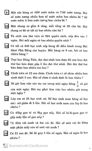 Sách Các Bài Toán Đố Lớp 4