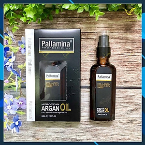 Tinh dầu Pallamina Moroccan Argan Oil Serum dưỡng bóng tóc cao cấp 60ml
