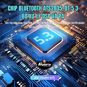 Loa Bluetooth Cyboris X9, Loa siêu Bass, Công suất 100W, Chống nước IPX6, Pin 10400mAh. Hàng Chính Hãng.