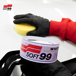 Sáp Vệ Sinh Và Phủ Bóng Sơn Xe Ô Tô Màu Trắng White SOFT99 Wax W-3