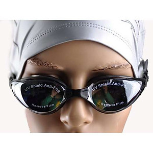 Kính bơi nam nữ tráng gương cao cấp có bịt tai - Kính bơi chống tia UV, chống sương mù thiết kế chống trơn trượt, co giãn - Hàng chính hãng D Danido  