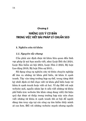 Kỹ năng cơ bản về viết bài pháp lý chuẩn SEO - bản in 2025