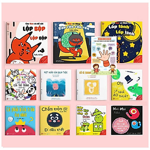 Combo 11Q Ehon Nhật Bản: Moi Moi + Full Bộ Ehon Cho Bé Thông Minh Sáng Tạo ( Ehon Hình Khối + Ehon Âm Thanh + Ehon Màu Sắc) + Poster An Toàn Cho con Yêu ( Phát Triển Trí Tuệ Cho Trẻ Từ 0-6 Tuổi)