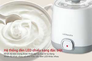 Máy Làm Sữa Chua Lock&Lock EJY110SLV (1000ml) - Hàng chính hãng