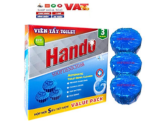 Viên tẩy sạch và làm thơm xanh Hando 3 viên Value Pack