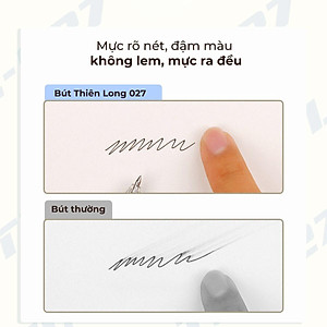 Combo 10-15-20 Bút Bi Thiên Long TL-027 - Mực Xanh/Đen/Đỏ