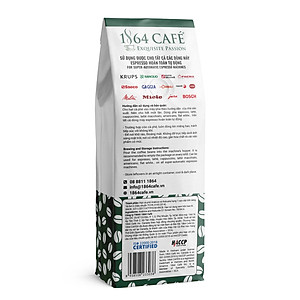Cà Phê Nguyên Hạt Không Dầu, Không Bơ Chuyên Dùng Cho Máy Espresso Hoàn Toàn Tự Động  - 1864 CAFÉ Professional Barista.