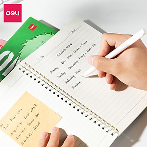 Sổ tay ghi chép gáy xoắn kẻ ngang A5 B5 60 trang hình Đảo Hải Tặc One Piece Deli - Phù hợp học sinh văn phòng - Nhiều màu - EN003