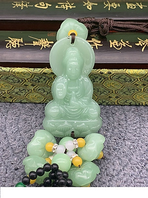 Khánh Treo Xe Ô Tô Quan Thế Âm Bồ Tát Phong Thủy Mang May Mắn Và Tài Lộc