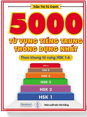 Combo 2 sách Luyện giải đề thi HSK cấp 5 có mp3 nge +5000 từ vựng tiếng Trung thông dụng nhất theo khung HSK từ HSK1 đến HSK6 +DVD tài liệu