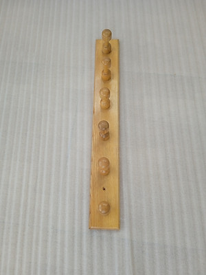 Giá treo quần áo gỗ N H home 6 móc màu tự nhiên 