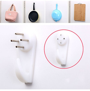 COMBO 2 Đinh 4 Chân Móc Nhựa Treo Tường Đinh Treo Tranh Ảnh Tiện Lợi Chịu Lực 3-5kg