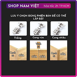 Bản Lề Giảm Chấn INOX 304 Cho Cửa Tủ Bếp, Nội Thất