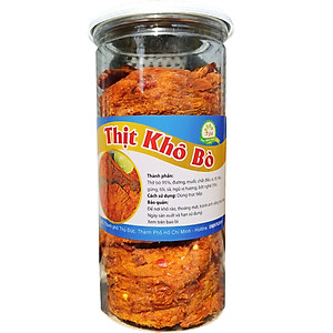 Khô Bò Miếng Mềm Ngon Cao Cấp TLP - Hũ 200G