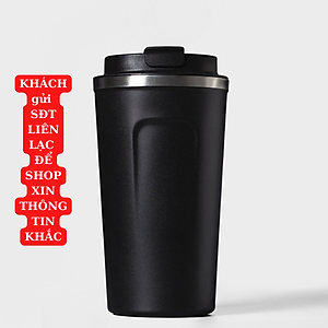 Cốc giữ nhiệt 510ml KHẮC TÊN ly coffee inox 304, bình giữ nhiệt 12h tặng Sticker trang trí
