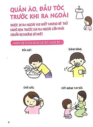 Sách Cẩm Nang Sinh Hoạt Bằng Tranh Cho Bé Tập 3: Kĩ Năng Đi Ra Ngoài