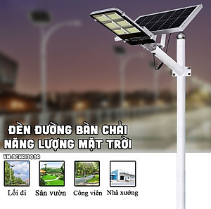 Đèn đường năng lượng mặt trời 300w