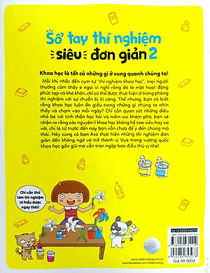 Sách Khoa Học Vui Cho Học Sinh Tiểu Học - Sổ Tay Thí Nghiệm Siêu Đơn Giản - Tập 2