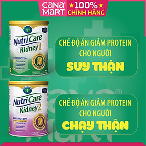 Sữa bột cho người suy thận Nutricare Kidney 1 giảm protein & giúp cân bằng điện giải, kiểm soát đường huyết (900g)