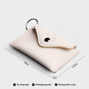 Ví Yuumy ( Thời trang nữ nắp gập cỡ nhỏ - Ví móc khóa da Seasand  YMK12 )