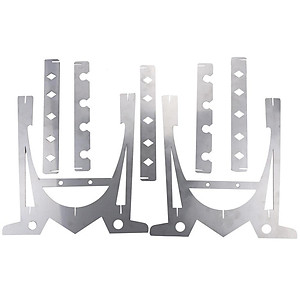 Portable Lightweight Folding Camping Stove Grill Stoves for Campfire Grill BBQ Traveling Picnic Cooking Burner