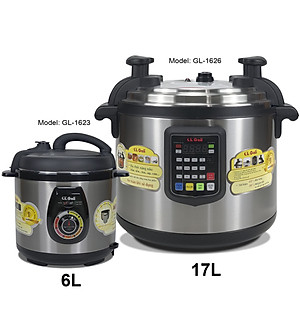 Nồi áp suất Gali GL-1626, dung tích 17lít, Sử dụng hoàn hảo cho các nhà hàng, quán ăn, trường học, hàng chính hãng 100%, bảo hành 24 tháng Gali
