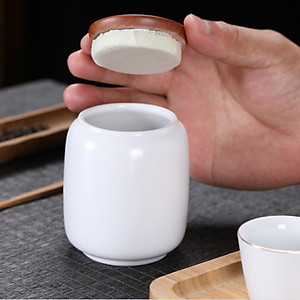 Hộp đựng trà gốm sứ cao cấp nhiều màu