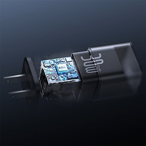 Bộ sạc nhanh Baseus GaN5S Fast Charger 1C 30W Cho iPhone 15 14 13 Pro Max (Nhỏ gọn, sạc nhanh PD/Quick Charge)- Hàng nhập khẩu