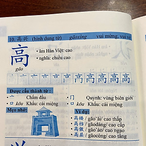 Combo 4 sách: Bộ 3 tập Siêu Trí Nhớ Chữ Hán + 5099 Từ Vựng HSK1 – HSK6 Từ Điển Tam Ngữ Anh – Trung – Việt 