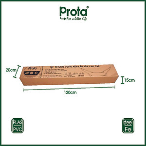 Bộ khung võng xếp sắt sơn tĩnh điện cao cấp Prota