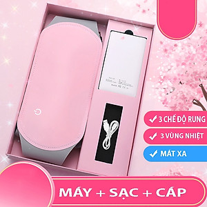[Máy] Đai Đeo Massage Giảm Đau, Tan Mỡ Bụng, Sưởi Ấm Bụng Phụ Nữ Kỳ Kinh Nguyệt Bằng Sóng Hồng Ngoại Cao Cấp Chính Hãng