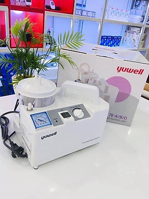 Máy hút dịch 1 bình dành cho người lớn và trẻ em YUWELL 7E-A - Nhập khẩu chính hãng - Bảo hành 2 năm