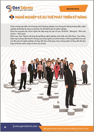 Sinh Trắc Vân Tay Gen Talents – Module Nghề Nghiệp Và Xu Thế Phát Triển Kỹ Năng