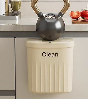 Thùng Đựng Rác Thông Minh Clean - Thùng Rác Treo Tủ Bếp, Nhà Vệ Sinh, Phòng Khách - Dung Tích 12L - Hàng chính hãng