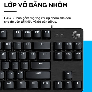 Bàn phím cơ game Logitech G413 TKL SE / G413 SE Full Size - Hàng chính hãng