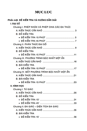 Sách 100 Đề Kiểm Tra Toán 8
