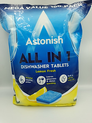 100 viên rửa chén bát tất cả trong 1 Astonish C2171 