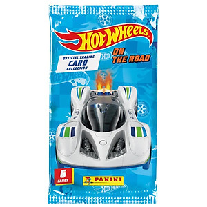 Gói Thẻ Hình Hot Wheels - Panini (6 Card Ngẫu Nhiên/Túi)